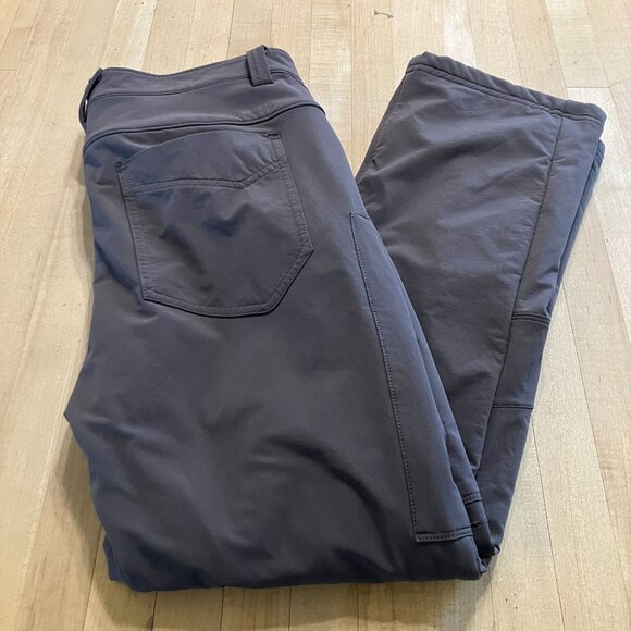 Duluth Womens Flexpedition Fleece Lined Hiking Pants Size 10 / 29 Gray SP EXC - Picture 11 of 12